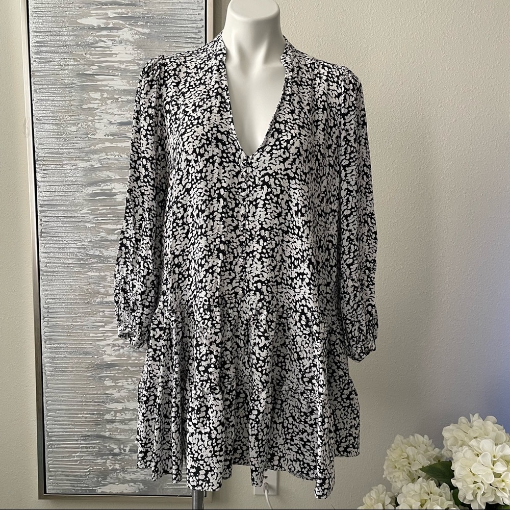 Zara Women’s Peplum Tunic Top Size XL